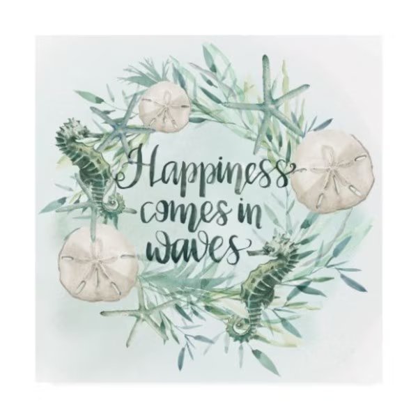 Jennifer Paxton Parker 'Drawn to the Sea VI' Canvas Art, 14x14, Trademark Fine Art, Mfr#: WAG15046-C1414GG